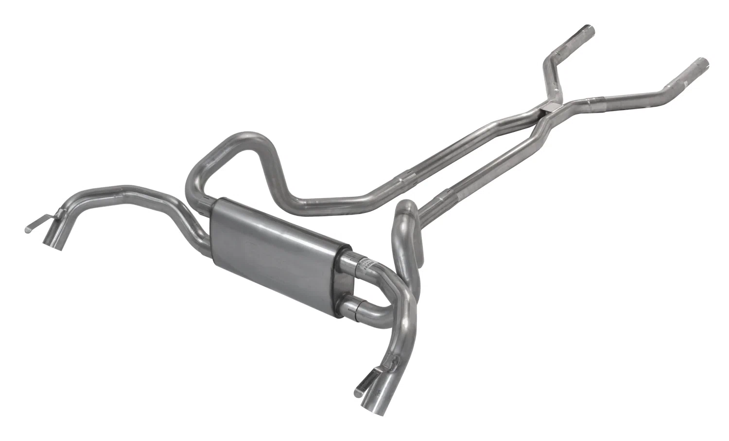 Crossmember Back Crossflow System w_H-Pipe Exhaust System 67-74